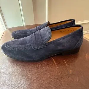 Salvatore Ferragamo | Shoes | Salvatore Ferragamo Blue Suede  display picture 3
